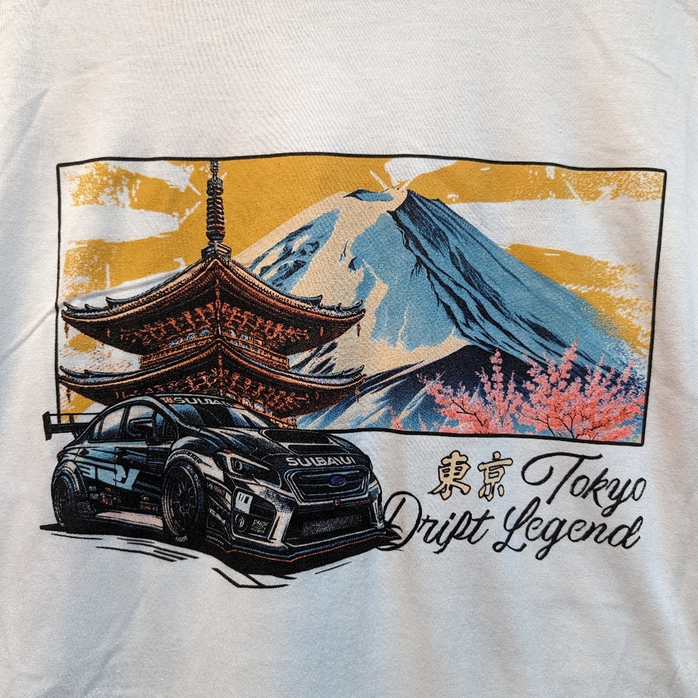 Tokyo drift legend Subaru shirt Small